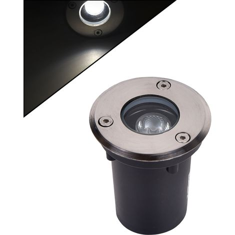 FARETTO LED SEGNAPASSO CALPESTABILE DA 1W LUCE NATURALE 4000K - IDEALE PER VIALI SENTIERI E AMBIENTI ESTERNI IP65 (1/5)
