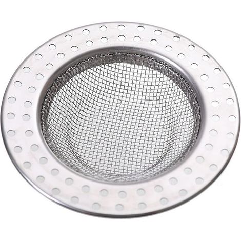 Filtre pour évier de cuisine, filtre en acier inoxydable, 77 x 50 mm (1/4)