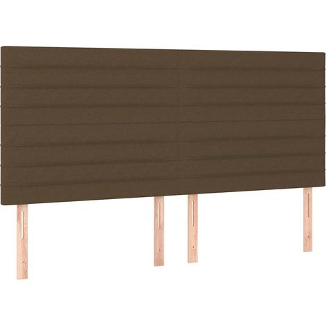 Maison Exclusive - Cabecero de cama marrón oscuro 180x5x118/128 c (1/5)