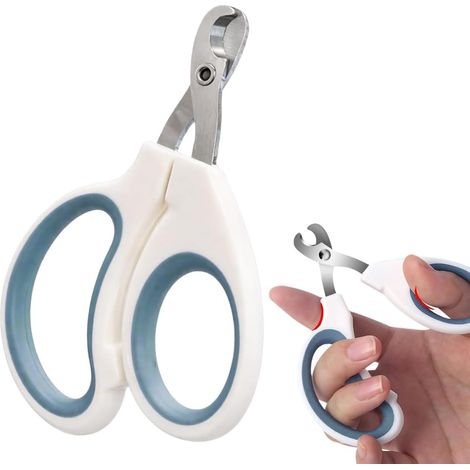 Soins des griffes pour chats,Une pince à ongles pour animaux de compagnie en acier inoxydable, polie miroir, pour des coupes nettes sans copeaux, convenant aux chats et aux chiens. (1/5)