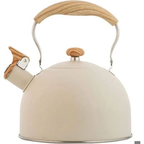 Bouilloire Sifflante, 2.5L Bouilloire Sifflante, Induction Gaz Bouilloire En Acier Inoxydable Bouilloire (1/4)