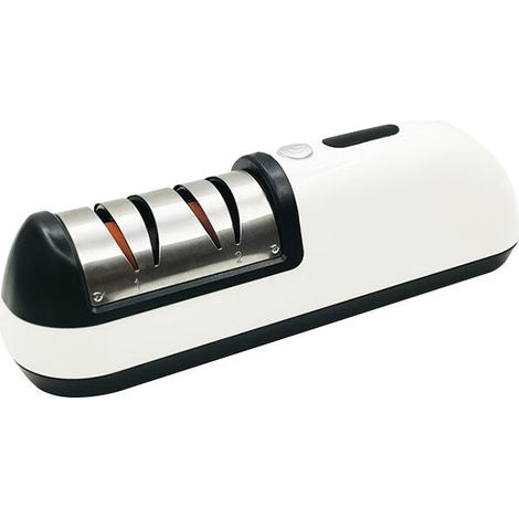 Vtizikl Aiguiseur de Couteaux de cuisine丨Aiguiseur Electrique de Couteau 2 en 1, Affûteur à Deux Niveaux, Outils de Cuisine pour Réparer et Restaurer les Lames (1/5)