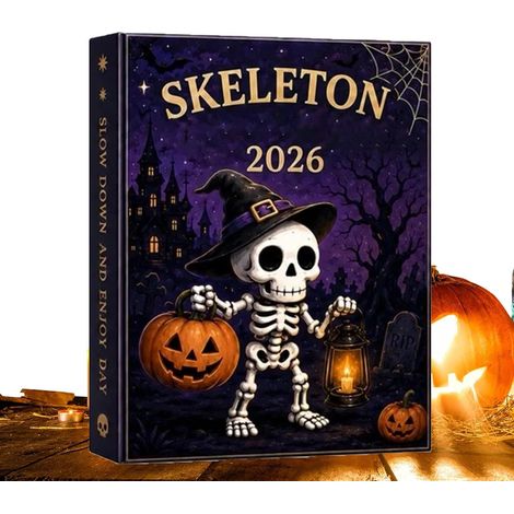 Calendrier de l'Avent avec figurines fantômes en acrylique plat, idéal pour Halloween, pour toute la famille (1/5)