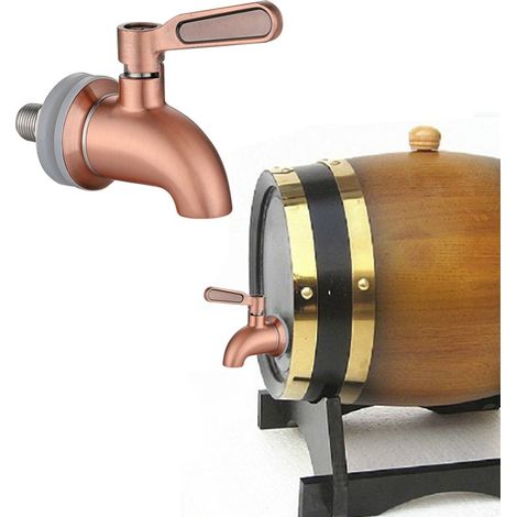 Robinet de rechange pour distributeur de boissons en acier inoxydable 304, 16 mm, or rose (1/5)