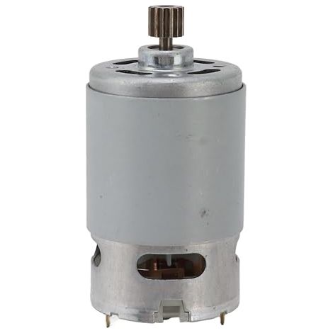 Motorreductor micro RS550 DC de 8,2 mm y 14 dientes, motor de sierra eléctrica de 21 V y 29800 RPM para mini sierra, sierra recíproca simple de 18000 RPM, sierra de mano (1/5)