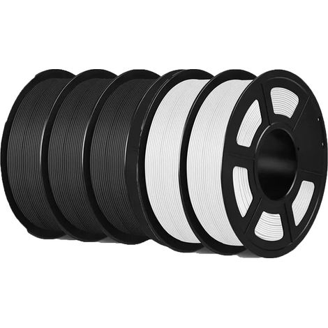 Filamento per stampante 3D, prestazioni ad alta velocità, materiale ecologico, PLA MATTE 3BK 2WT (1/2)