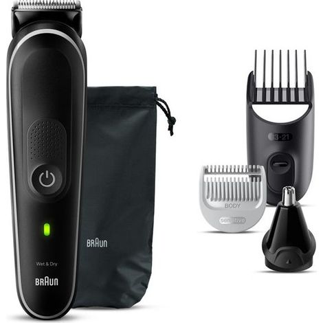 BRAUN TONDEUSE RECH MULTI 9EN1 CHEVEUX BARBE NEZ O MGK5440 (1/10)