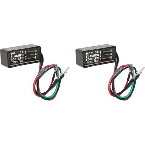 12V 240W LED-Blinker, Relais für Auto und Motorrad, Design-Stil (1/5)