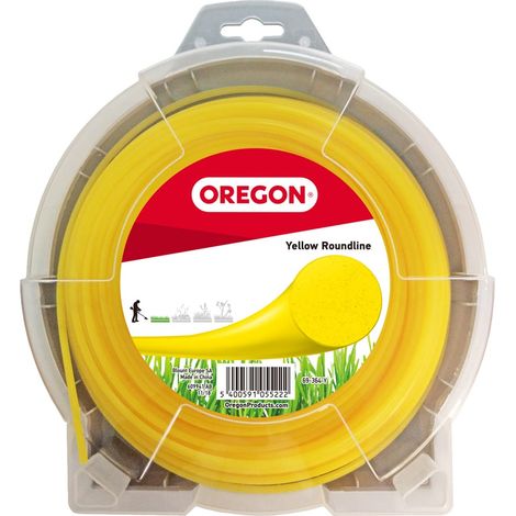 Oregon Gelber Freischneidefaden Yellow Roundline 3,0 mm Durchmesser 169 m Länge
