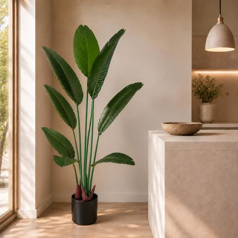 120cm Artificial UV Traveller Banana Palm Tree Premium (1/5)