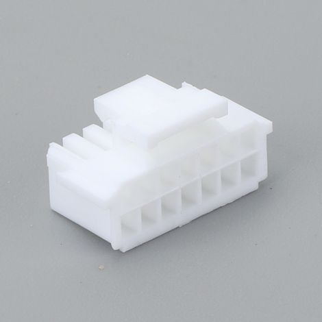 Connecteur automobile à coque blanche, fiche blanche, prise, borne de connecteur (1/4)
