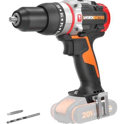 Perceuse à percussion Brushless 20V 60 Nm WX354.9 (1/5)