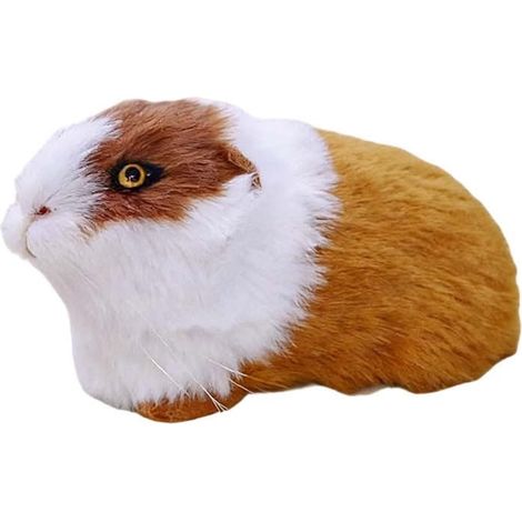 Figurine Animal - Hamster Cochon D Inde Souris Modèle Réaliste Décoration Intérieure - Pour Bureau Étagère Collection - 1 Pièce