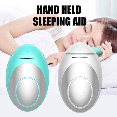 Mikrostrom-Schlafhilfe, handliches Schlafgerät, Schnellschlafinstrument, Kopfmassage, entspannend, USB-Aufladung (1/4)