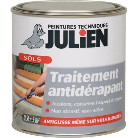 Trattamento antiscivolo incolore Julien 0,5 litri, finitura non abrasiva