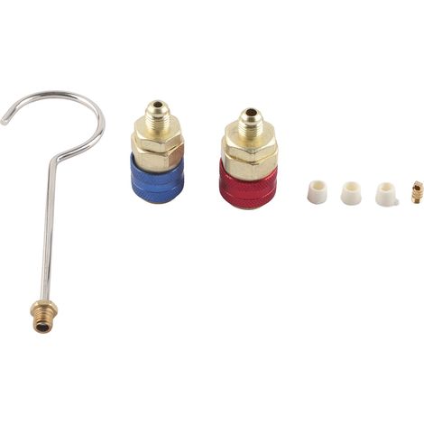 Kit de manomètres de diagnostic 3 voies pour climatisation, outil de charge de réfrigérant pour R410A, R22 et R404 (1/5)