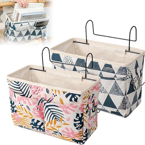 Bedside Organizer, Hanging Bed Pocket Basket for Bed Wardrobe (1/5)