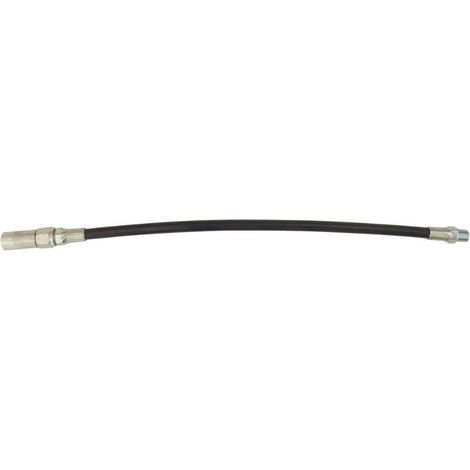 Flexible rilsan 8mm M10 300mm avec agrafe pour pompe à graisse - carte DRAKKAR TOOLS - 10192