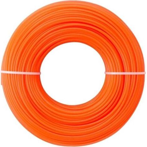 100m Fil Coupe Bordures 2,4 mm Diamètre Fil pour Débroussailleuse Nylon (1/4)