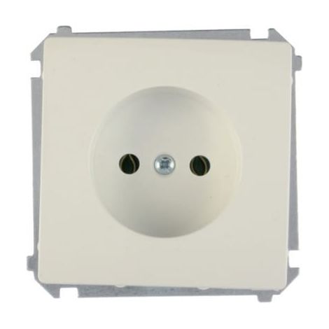 Simon Basic Einzelsteckdose b/u 16A IP20 weiß BMG1.01/11