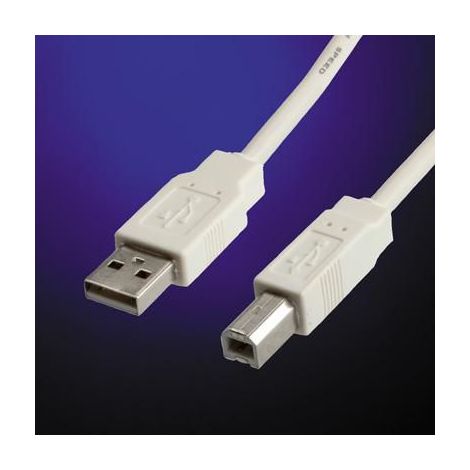 Cable USB Value de 3 m, USB 2.0, USB-A a USB-B, gris, 11.99.8831