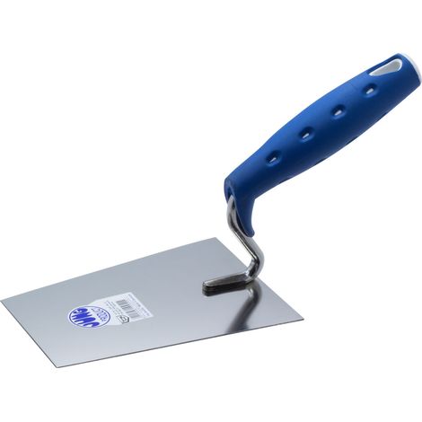 Jung Henkelmann Tiroler Maurerkelle Edelstahl, Kelle + Softgriff, 16 cm S-Hals