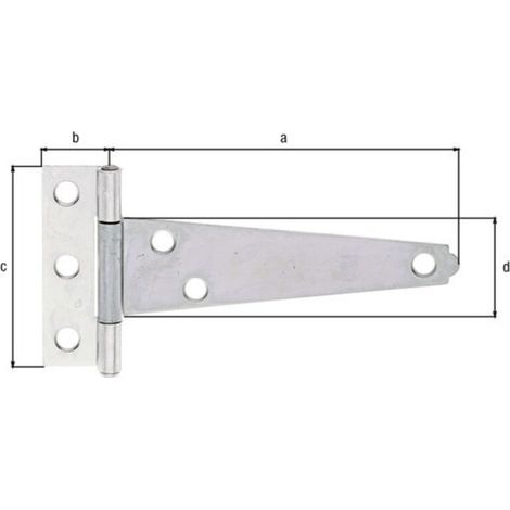 GAH Alberts Kistenband gerollt L 100mm Stahl roh, gelb galv. verz (1/3)