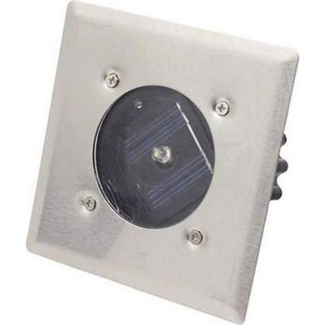 Spot Solaire au Sol LED 4 Pack Exterieur, Réverbère Enfoui IP65 Étanche Blanc Froid (1/4)