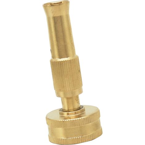 Pulvérisateur De Jardin - Buse À Jet Réglable 360° - Raccord Rapide En Laiton - Pour Nettoyage Sol Fenêtre Pelouse Jardin Voiture - 1 Pièce (1/5)