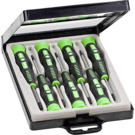 Jeu de tournevis de précision TX/à six pans creux pour mécanique de précision, mini-tournevis pour horlogers/mécaniciens de précision, jeu d'outils dans une boîte de rangement