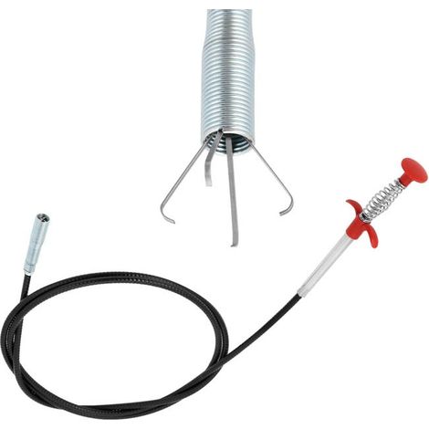 Pinces à Griffes Flexibles 200 cm pour Espaces Restreints Poignée Ergonomique Outil de ramassage pour évier/vidange (1/5)