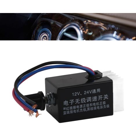 Universeller Drehzahlregler für 12V/24V Gleichstrommotoren, für Heizungsgebläse in Pkw oder Lkw. (1/5)
