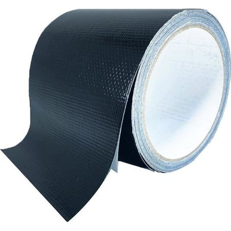 Ruban Réparation Imperméable 10cm Noir - Pour Auvent/Bâche/Tente/Bateau - Résistant UV et Intempéries - Kit Réparation Fissures (1/5)