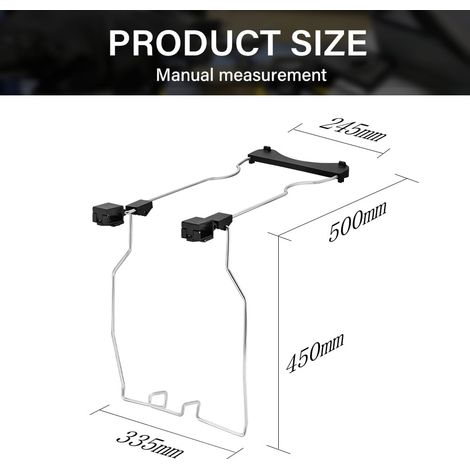 Stanew – Échelle télescopique pliante 6.2M en aluminium – Stabilisateur et crochets amovibles – Marches antidérapantes de 40cm – Charge maximale élevée