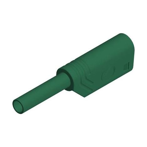 FICHE BANANE MÂLE DE SÉCURITÉ Ø DE LA BROCHE: 2 MM SKS HIRSCHMANN MST S WS 30 AU 975090704 VERT 1 PC(S) (1/2)