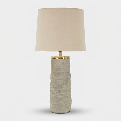 Lámpara de mesa de cerámica con pantalla Lima (1/5)