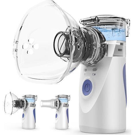 Nébuliseur ultrasonique portable, brume fine silencieuse adultes enfants (1/4)