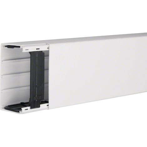 Goulotte de distribution PVC 60x110 mm - Longueur 200 cm (RAL 9016) LF6011009016 Hager