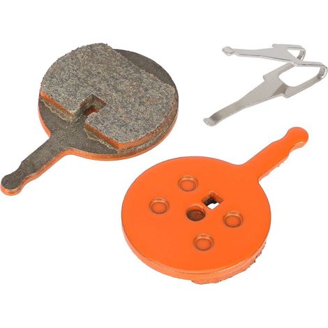Plaquettes de frein en céramique Orange 6 trous SRAM AVID BB5 pour VTT et vélos de route. (1/5)