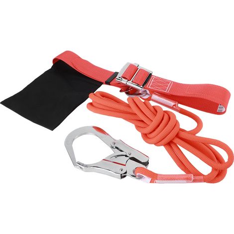Ceinture de sécurité simple taille pour escalade et camping en extérieur, grand crochet, garantie haute altitude (1/5)