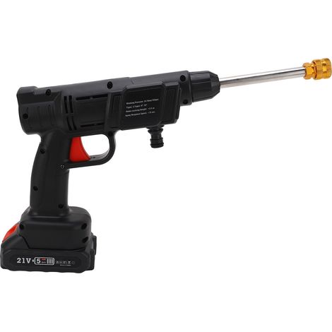 Akku-Hochdruckreiniger für Autos, multifunktionaler elektrischer tragbarer Hochdruckreiniger, 100–240 V, EU-Stecker (1/5)