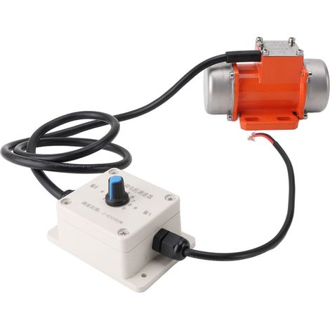 Moteur de Vibration de vibrateur de béton avec contrôleur de vitesse, DC 24V, sans balais, en alliage d'aluminium IP65, électrique, 20W