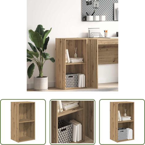 Bücherregal Holz -  Bücherregal Artisan-Eiche 40x30x77 cm Holzwerkstoff (1/5)