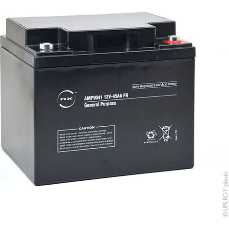 NX - Batterie plomb AGM NX 45-12 General Purpose FR 12V 45Ah M6-F (1/5)