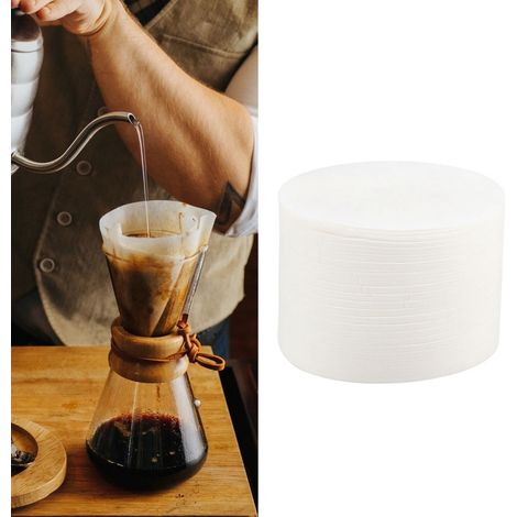 350 Filtres à Café Ronds Jetables pour Machine à Café - Lot de 350 Pièces (1/5)