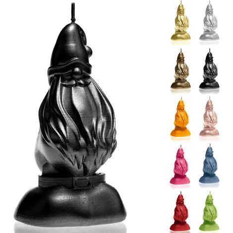 Bougie Décorative de Noël en forme de Funny Santa, Cadeaux Faits Main, Décoration de Noël, Articles de Noël, Bougies de Noël (1/5)