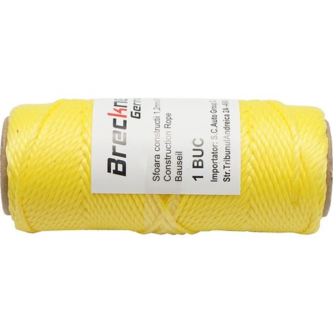 Bobina di spago giallo per muratura, 1,2 mm x 30 m Breckner Germany (1/2)