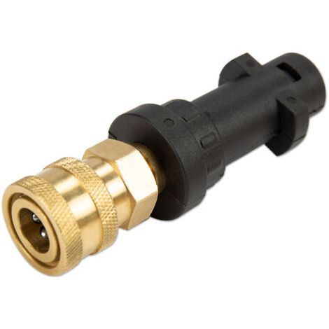 Adaptateur de pistolet pour nettoyeur haute pression avec raccord femelle 1/4‘’ à connexion rapide Compatible avec Karcher/Kärcher série K K2, K3, K4, K5, K6, K7 nettoyeurs haute pression (1/5)