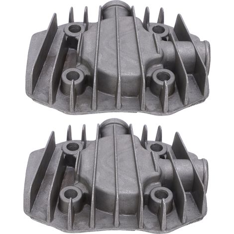 2 pièces de culasse de compresseur d'air petit 2,5/3P, pièces de refroidissement en aluminium 48 mm x 62 mm