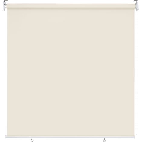 Randaco Tenda Verticale Esterna 140x140 cm 2x per Balcone e Terrazza Protezione Solare Impermeabile 80% Beige